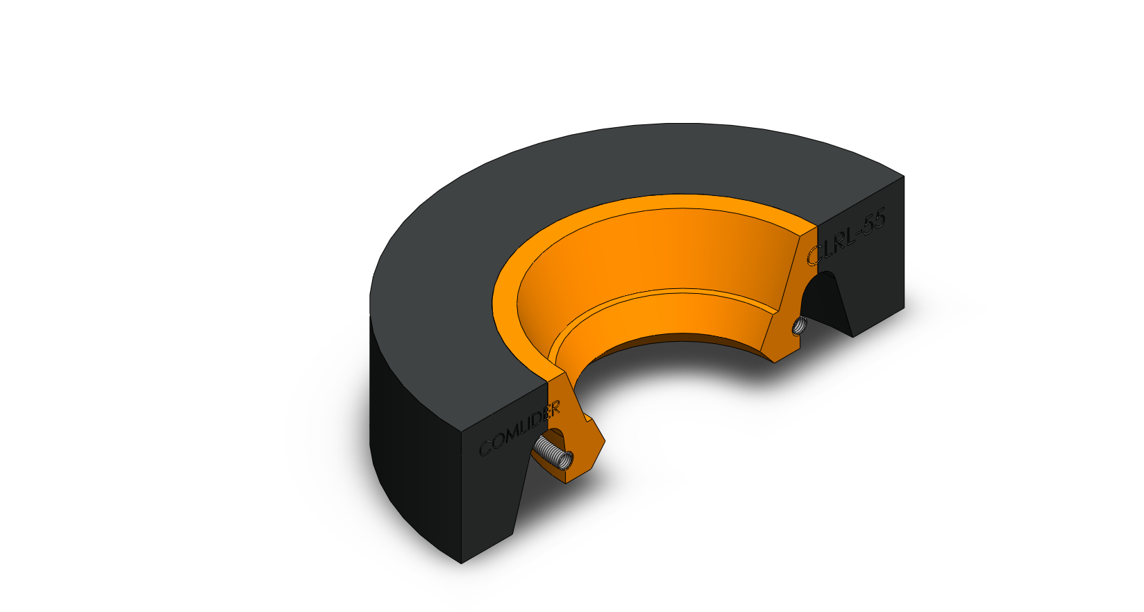 Fabricação própria de retentor CLRLP 55 para vedação eficiente em indústrias